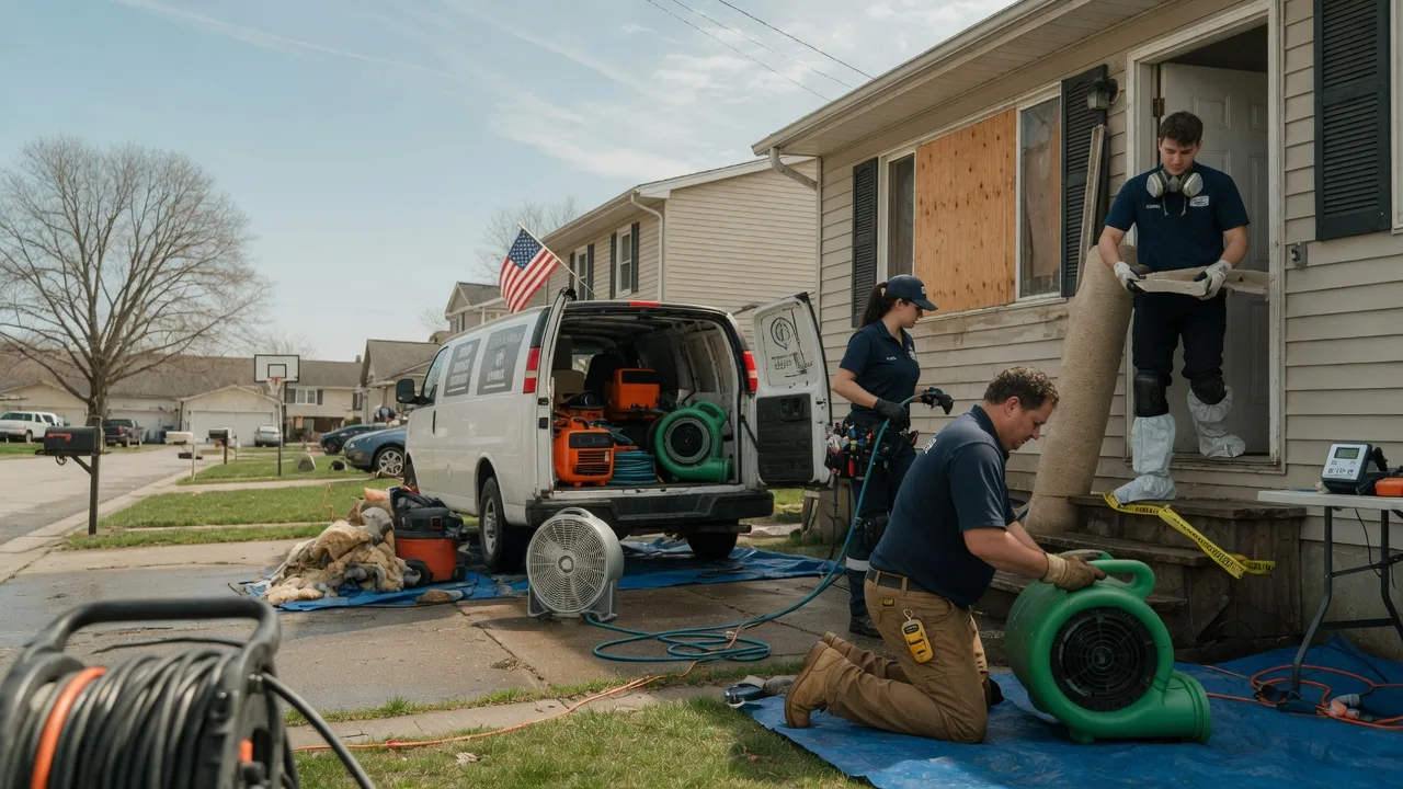 Water Damage Restoration in Sunbury, OH near me